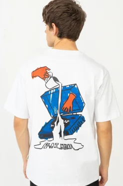 Hot Koszulka Nautofon Flat White Mercur X Nautofon|T-shirty