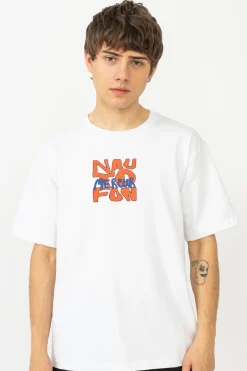 Hot Koszulka Nautofon Flat White Mercur X Nautofon|T-shirty