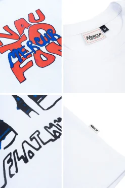 Hot Koszulka Nautofon Flat White Mercur X Nautofon|T-shirty