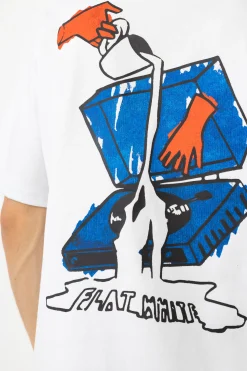 Hot Koszulka Nautofon Flat White Mercur X Nautofon|T-shirty