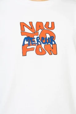 Hot Koszulka Nautofon Flat White Mercur X Nautofon|T-shirty