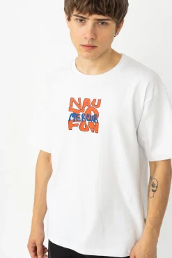 Hot Koszulka Nautofon Flat White Mercur X Nautofon|T-shirty