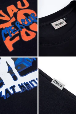 Sale Koszulka Nautofon Flat White Mercur X Nautofon|T-shirty