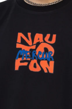 Sale Koszulka Nautofon Flat White Mercur X Nautofon|T-shirty