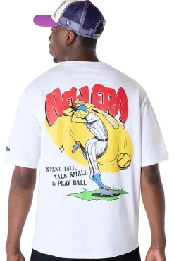 New Koszulka New Era Baseball Graphic Oversized T-shirty