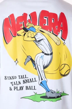 New Koszulka New Era Baseball Graphic Oversized T-shirty