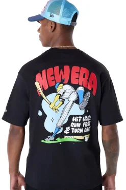 Online Koszulka New Era Baseball Graphic Oversized T-shirty