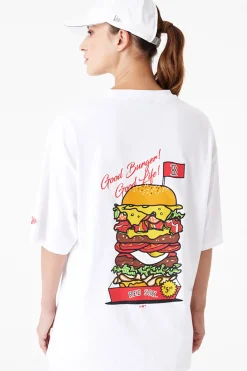 Online Koszulka New Era Boston Red Sox MLB Burger Graphic Oversized T-shirty
