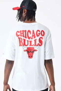 Online Koszulka New Era Chicago Bulls NBA Script Oversized T-shirty