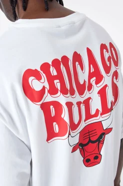 Online Koszulka New Era Chicago Bulls NBA Script Oversized T-shirty