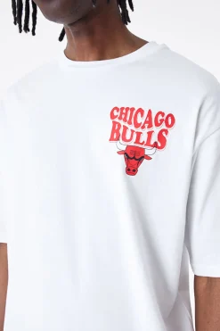 Online Koszulka New Era Chicago Bulls NBA Script Oversized T-shirty