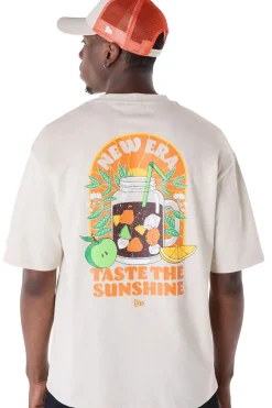 New Koszulka New Era Drink Graphic Oversized T-shirty