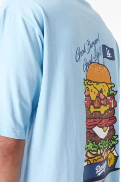 Clearance Koszulka New Era LA Dodgers MLB Burger Graphic Oversized T-shirty