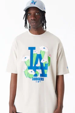 Outlet Koszulka New Era LA Dodgers MLB Floral Logo Oversized T-shirty