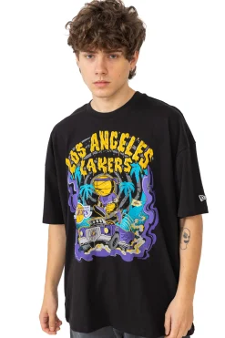 Best Koszulka New Era LA Lakers Graphic Drop Shoulder T-shirty