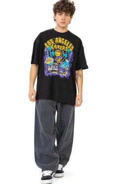Best Koszulka New Era LA Lakers Graphic Drop Shoulder T-shirty
