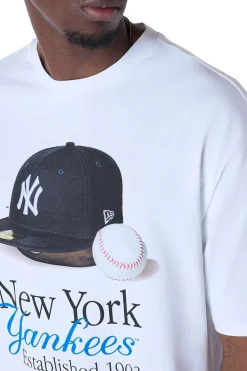 Outlet Koszulka New Era New York Yankees MLB Script T-shirty