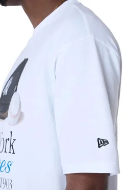 Outlet Koszulka New Era New York Yankees MLB Script T-shirty