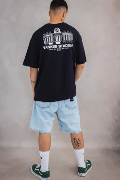 Sale Koszulka New Era New York Yankees MLB Stadium Graphic Oversized T-shirty