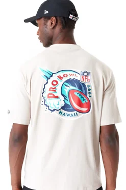 Outlet Koszulka New Era NFL Pro Bowl Hawaii NFC Wave Graphic Oversized T-shirty