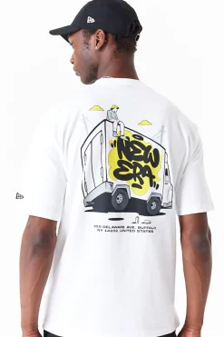 Discount Koszulka New Era Spray Graphic Oversized T-shirty