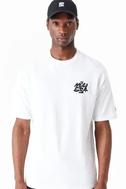 Discount Koszulka New Era Spray Graphic Oversized T-shirty