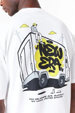 Discount Koszulka New Era Spray Graphic Oversized T-shirty