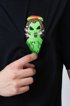 Best Koszulka Smoking Rasta Alien T-shirty