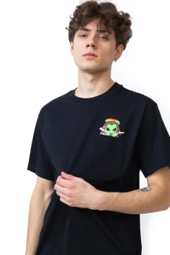 Best Koszulka Smoking Rasta Alien T-shirty