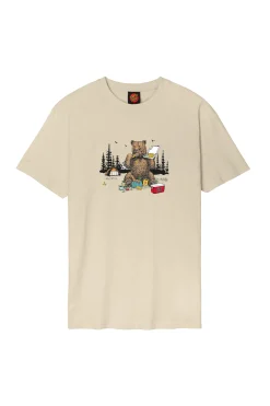 Online Koszulka Santa Cruz Braun Pizza Bear T-shirty