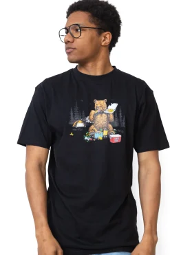 Hot Koszulka Santa Cruz Braun Pizza Bear T-shirty