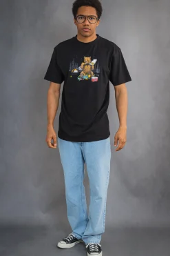 Hot Koszulka Santa Cruz Braun Pizza Bear T-shirty