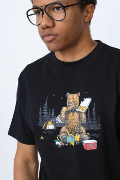 Hot Koszulka Santa Cruz Braun Pizza Bear T-shirty
