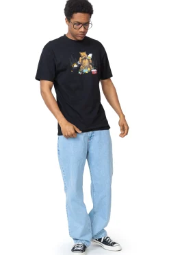 Hot Koszulka Santa Cruz Braun Pizza Bear T-shirty