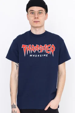 Clearance Koszulka Thrasher Jagged Logo T-shirty