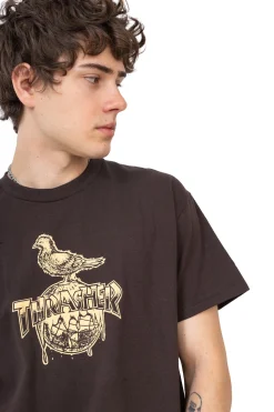 Hot Koszulka Thrasher x Antihero Cover The Earth Thrasher Magazine X Antihero|T-shirty