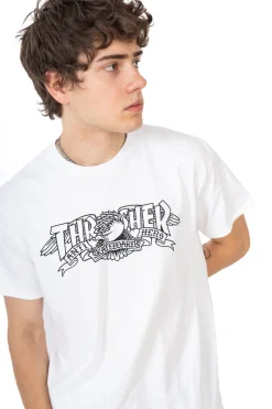 Discount Koszulka Thrasher x Antihero Mag Banner Thrasher Magazine X Antihero|T-shirty
