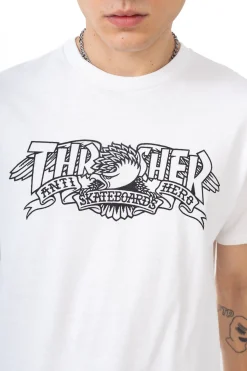 Discount Koszulka Thrasher x Antihero Mag Banner Thrasher Magazine X Antihero|T-shirty