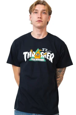 Outlet Koszulka Thrasher x Toy Machine Vortex Thrasher X Toy Machine|T-shirty