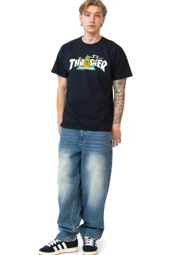 Outlet Koszulka Thrasher x Toy Machine Vortex Thrasher X Toy Machine|T-shirty