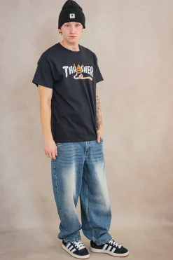 Clearance Koszulka Thrasher x Toy Machine Pyramid Thrasher X Toy Machine|T-shirty