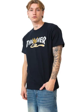 Clearance Koszulka Thrasher x Toy Machine Pyramid Thrasher X Toy Machine|T-shirty