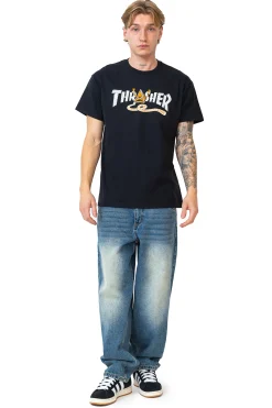 Clearance Koszulka Thrasher x Toy Machine Pyramid Thrasher X Toy Machine|T-shirty