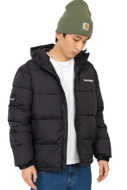 New Kurtka Zimowa Puff Mini Logo Hoodie Zimowe