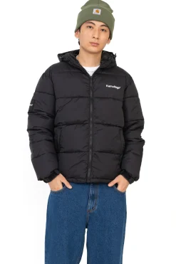 New Kurtka Zimowa Puff Mini Logo Hoodie Zimowe