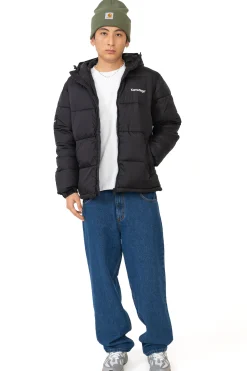 New Kurtka Zimowa Puff Mini Logo Hoodie Zimowe