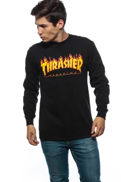 Longsleeve Thrasher Flame Logo Longsleeve