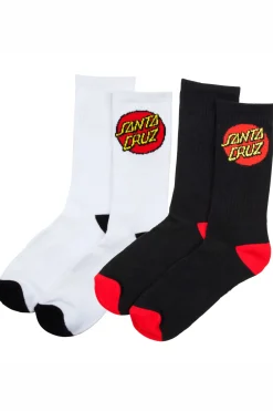 Sale Skarpety Santa Cruz Classic Dot 2 Pak Skarpety