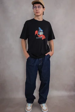 Clearance Spodnie Single Knee Jeans Spodnie Baggy|Jeansy