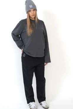 Online Spodnie Embroider Spodnie Baggy|Jeansy